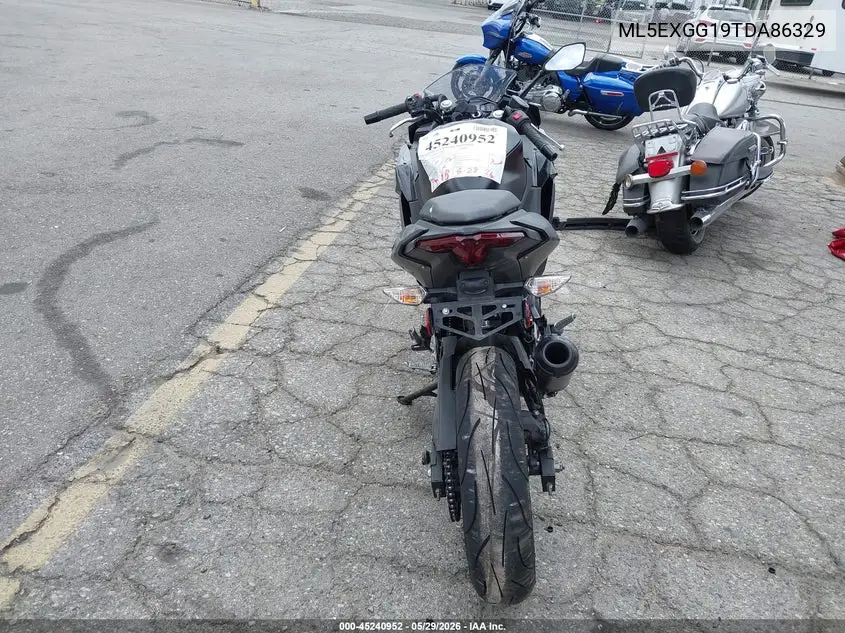 2026 Kawasaki Ex500 VIN: ML5EXGG19TDA86329 Lot: 45240952