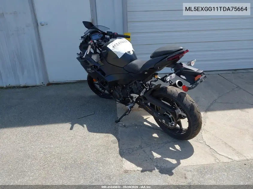 2026 Kawasaki Ex500 VIN: ML5EXGG11TDA75664 Lot: 45245633