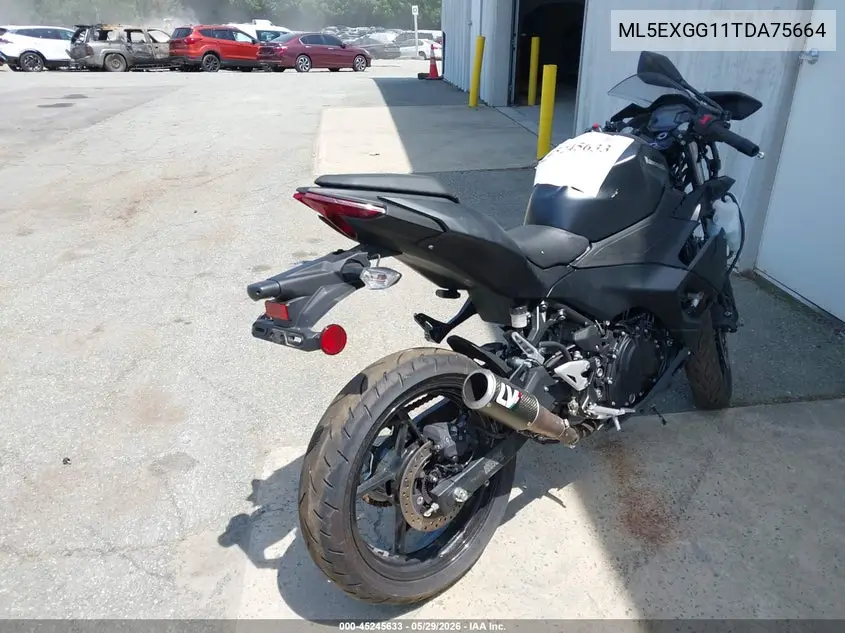 2026 Kawasaki Ex500 VIN: ML5EXGG11TDA75664 Lot: 45245633