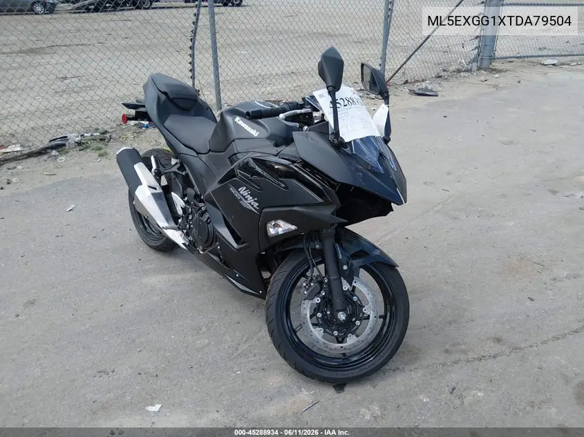 2026 Kawasaki Ex500 VIN: ML5EXGG1XTDA79504 Lot: 45288934