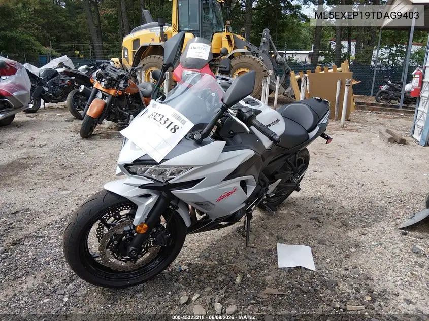 2026 Kawasaki Ex650 P VIN: ML5EXEP19TDAG9403 Lot: 45323318