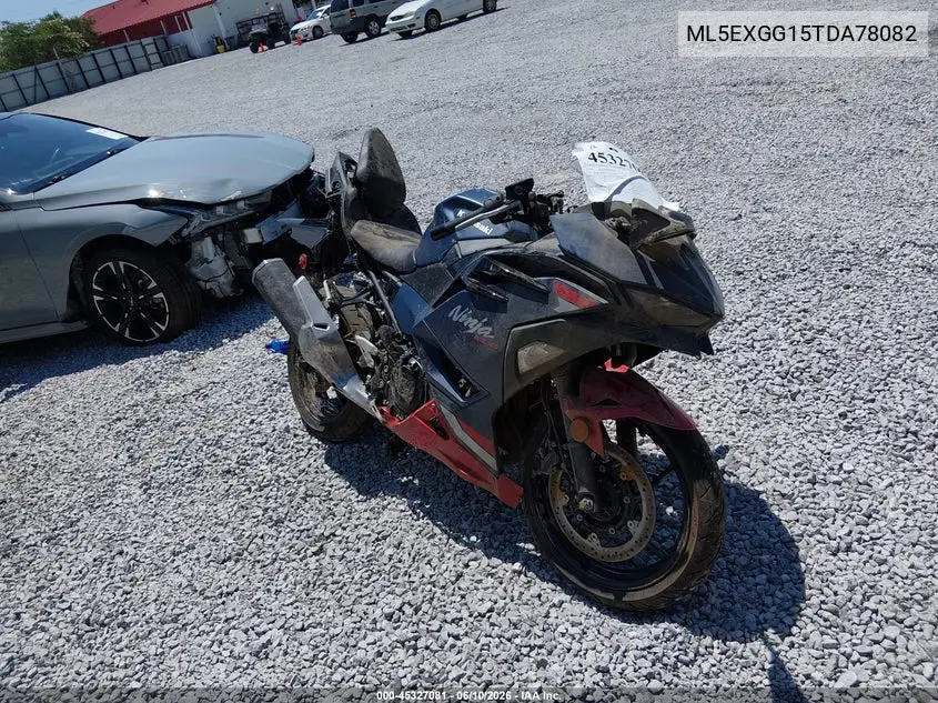 2026 Kawasaki Ex500 VIN: ML5EXGG15TDA78082 Lot: 45327081