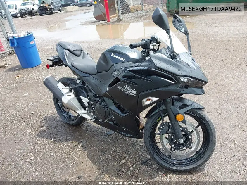 2026 Kawasaki Ex500 H VIN: ML5EXGH17TDAA9422 Lot: 45333664