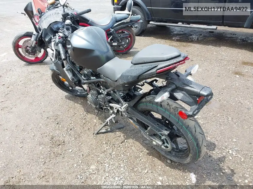2026 Kawasaki Ex500 H VIN: ML5EXGH17TDAA9422 Lot: 45333664