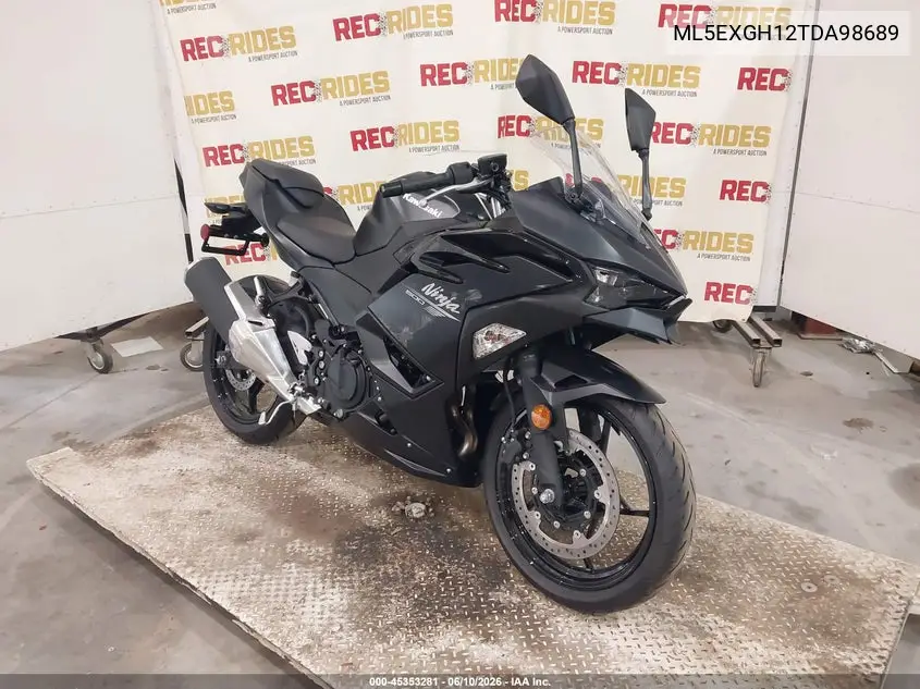 2026 Kawasaki Ex500 H VIN: ML5EXGH12TDA98689 Lot: 45353281
