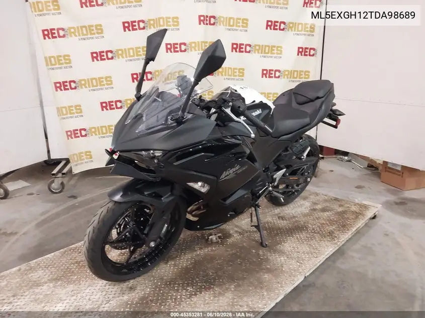 2026 Kawasaki Ex500 H VIN: ML5EXGH12TDA98689 Lot: 45353281