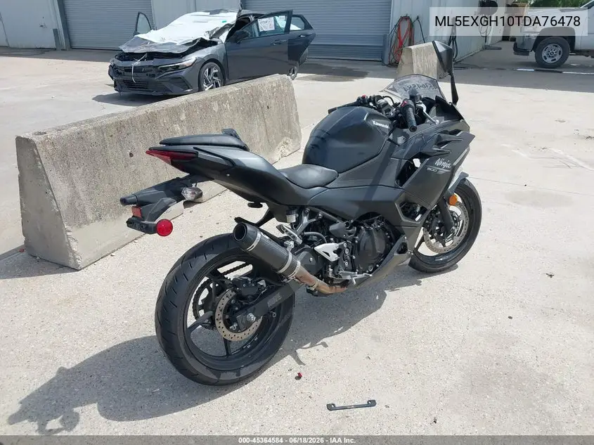 2026 Kawasaki Ex500 H VIN: ML5EXGH10TDA76478 Lot: 45364584