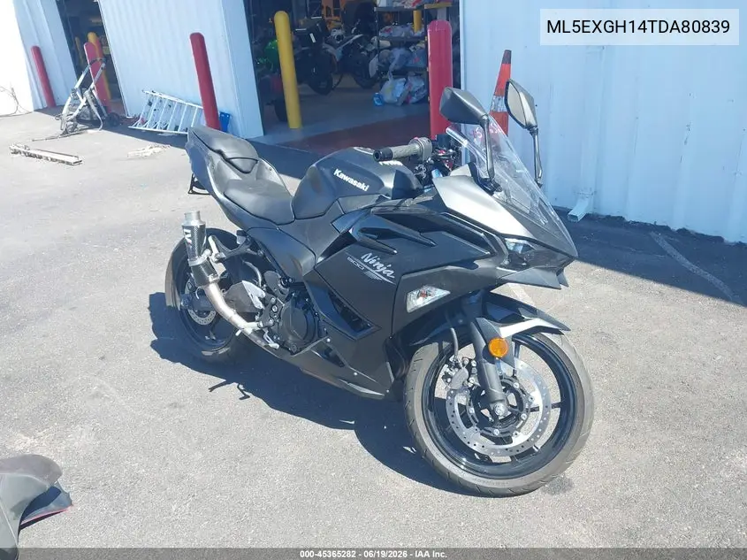 2026 Kawasaki Ex500 H VIN: ML5EXGH14TDA80839 Lot: 45365282