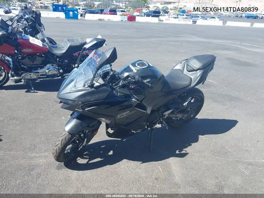 2026 Kawasaki Ex500 H VIN: ML5EXGH14TDA80839 Lot: 45365282