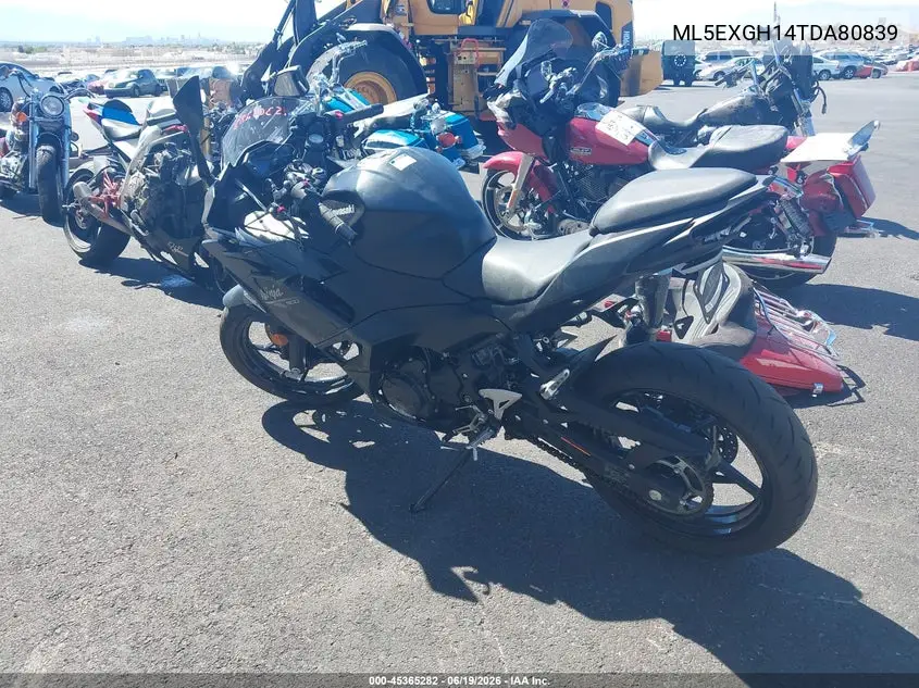 2026 Kawasaki Ex500 H VIN: ML5EXGH14TDA80839 Lot: 45365282