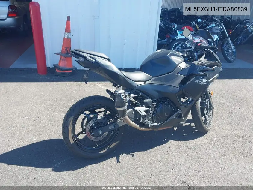 2026 Kawasaki Ex500 H VIN: ML5EXGH14TDA80839 Lot: 45365282