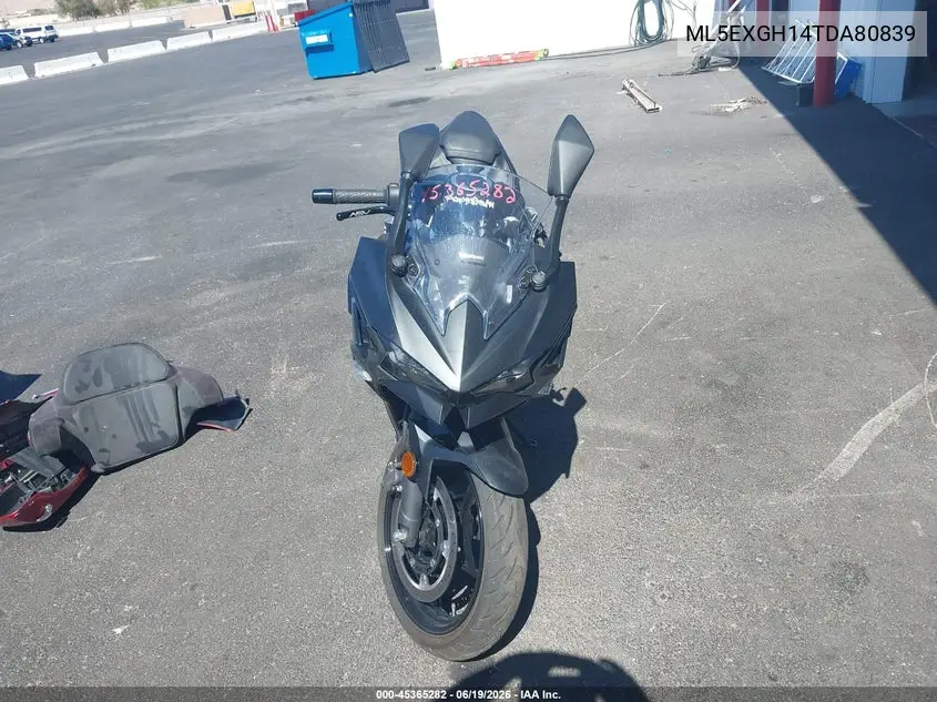 2026 Kawasaki Ex500 H VIN: ML5EXGH14TDA80839 Lot: 45365282