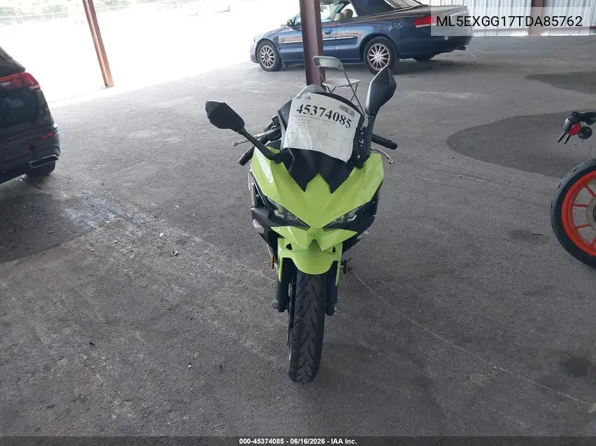 2026 Kawasaki Ex500 VIN: ML5EXGG17TDA85762 Lot: 45374085