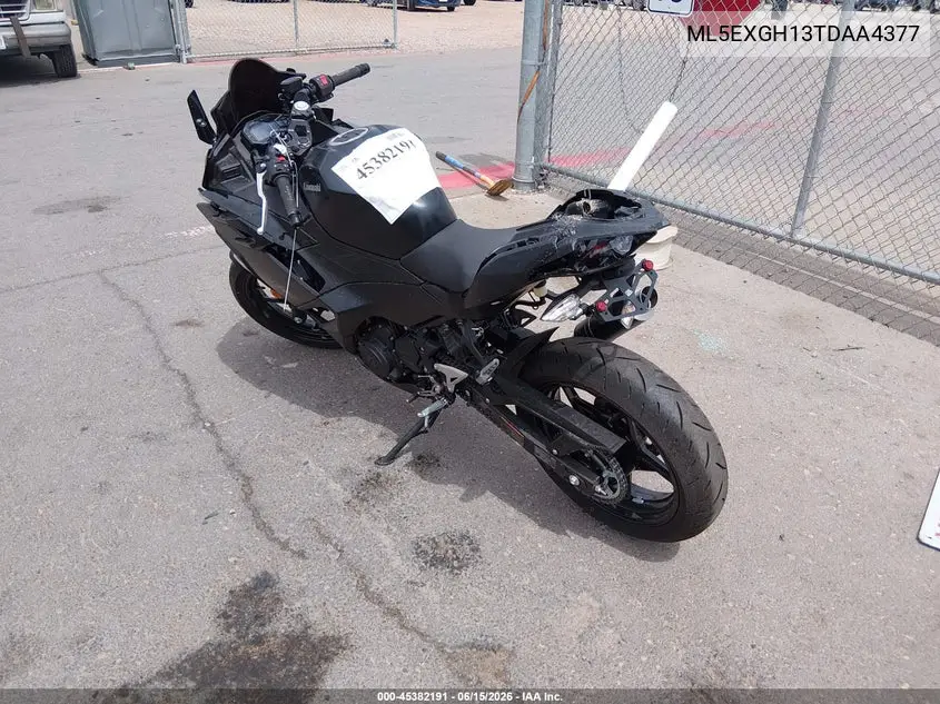 2026 Kawasaki Ex500 H VIN: ML5EXGH13TDAA4377 Lot: 45382191