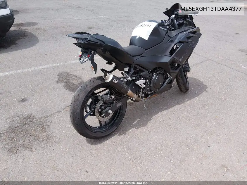 2026 Kawasaki Ex500 H VIN: ML5EXGH13TDAA4377 Lot: 45382191