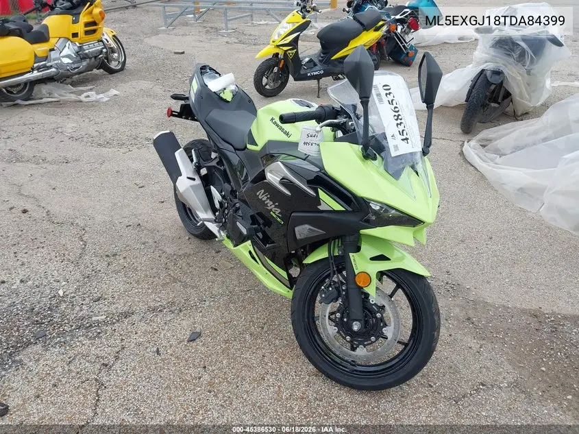 2026 Kawasaki Ex500 A/B VIN: ML5EXGJ18TDA84399 Lot: 45386530