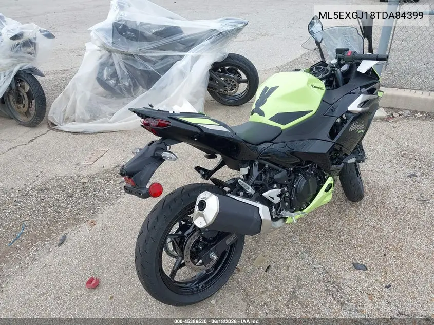 2026 Kawasaki Ex500 A/B VIN: ML5EXGJ18TDA84399 Lot: 45386530