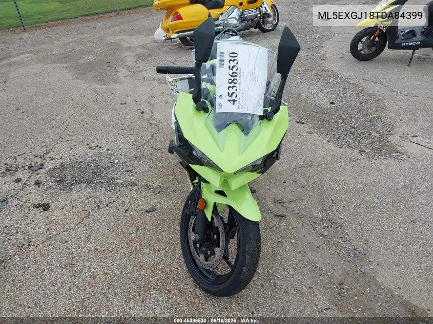 2026 Kawasaki Ex500 A/B VIN: ML5EXGJ18TDA84399 Lot: 45386530