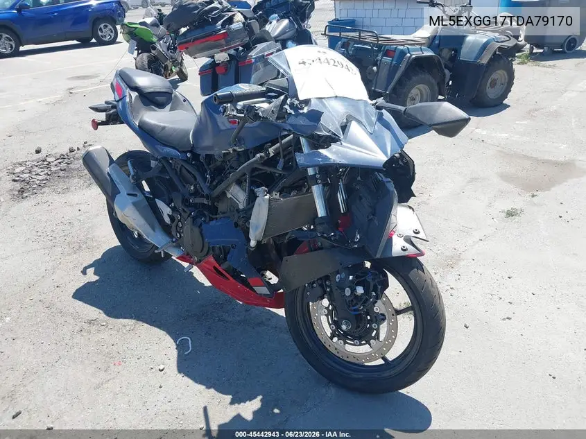 2026 Kawasaki Ex500 VIN: ML5EXGG17TDA79170 Lot: 45442943