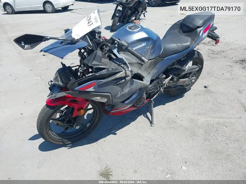 2026 Kawasaki Ex500 VIN: ML5EXGG17TDA79170 Lot: 45442943