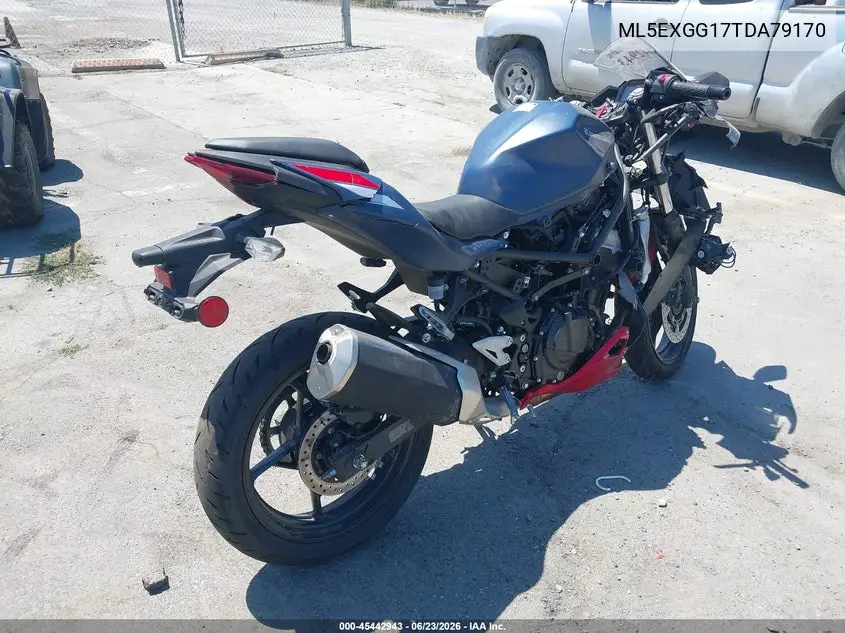 2026 Kawasaki Ex500 VIN: ML5EXGG17TDA79170 Lot: 45442943
