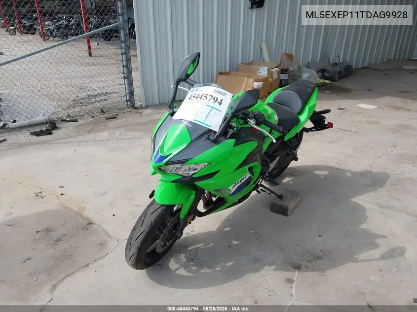 2026 Kawasaki Ex650 P VIN: ML5EXEP11TDAG9928 Lot: 45445794
