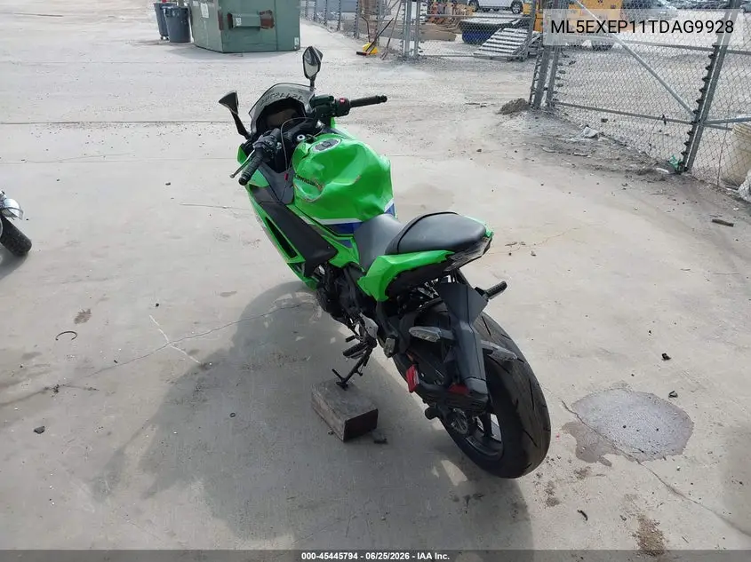 2026 Kawasaki Ex650 P VIN: ML5EXEP11TDAG9928 Lot: 45445794