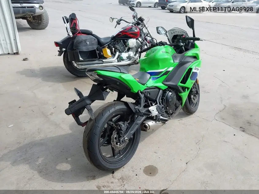 2026 Kawasaki Ex650 P VIN: ML5EXEP11TDAG9928 Lot: 45445794