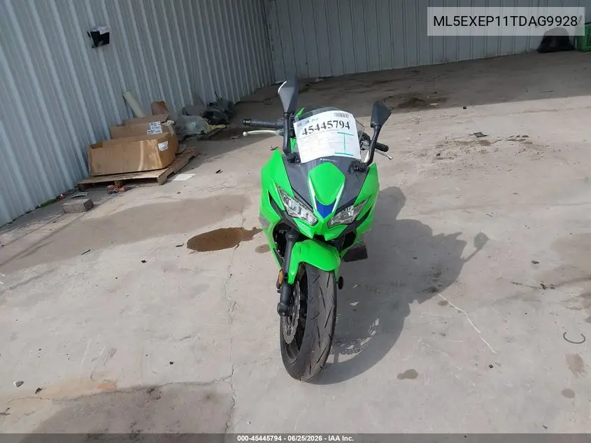 2026 Kawasaki Ex650 P VIN: ML5EXEP11TDAG9928 Lot: 45445794