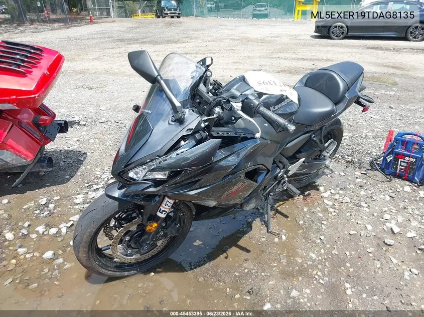 2026 Kawasaki Ex650 R VIN: ML5EXER19TDAG8135 Lot: 45453395