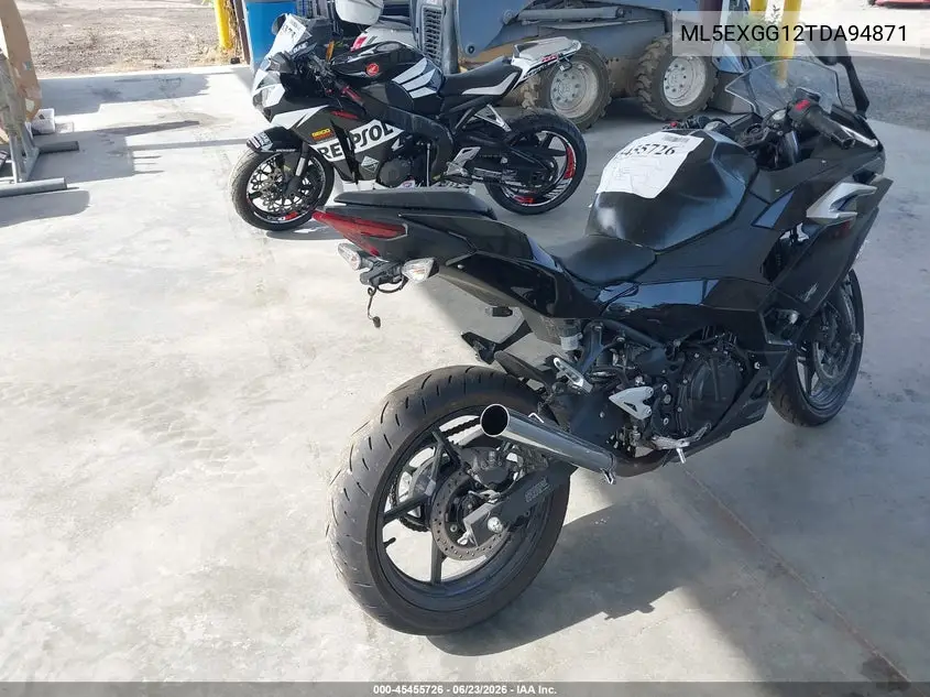 2026 Kawasaki Ex500 VIN: ML5EXGG12TDA94871 Lot: 45455726