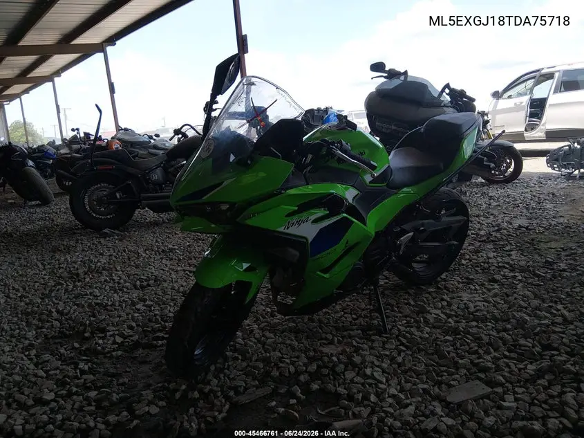 2026 Kawasaki Ex500 A/B VIN: ML5EXGJ18TDA75718 Lot: 45466761