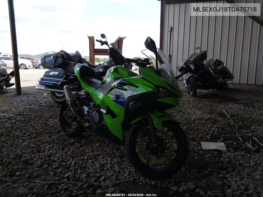 2026 Kawasaki Ex500 A/B VIN: ML5EXGJ18TDA75718 Lot: 45466761