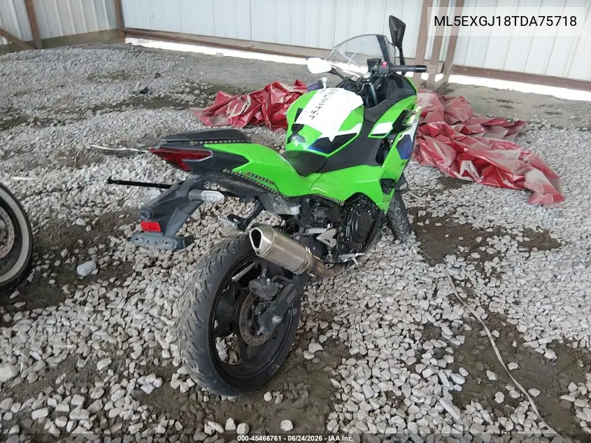 2026 Kawasaki Ex500 A/B VIN: ML5EXGJ18TDA75718 Lot: 45466761