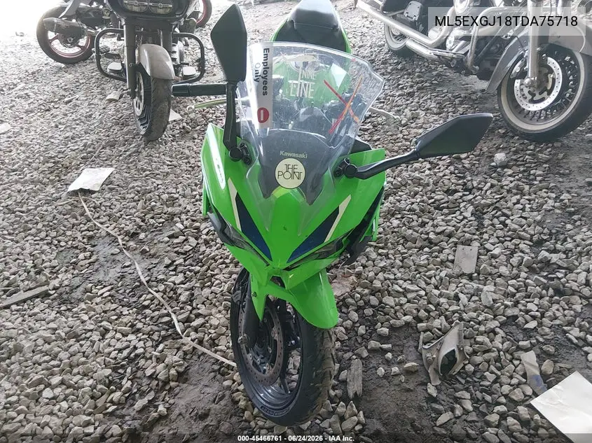 2026 Kawasaki Ex500 A/B VIN: ML5EXGJ18TDA75718 Lot: 45466761