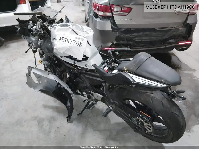 2026 Kawasaki Ex650 P VIN: ML5EXEP11TDAH1906 Lot: 45507768