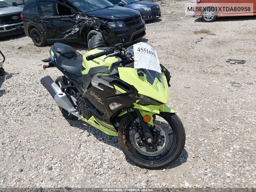 2026 Kawasaki Ex500 VIN: ML5EXGG1XTDA80958 Lot: 45516950