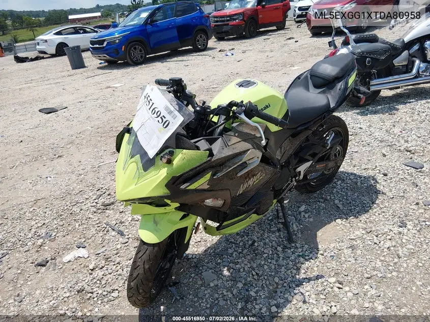2026 Kawasaki Ex500 VIN: ML5EXGG1XTDA80958 Lot: 45516950