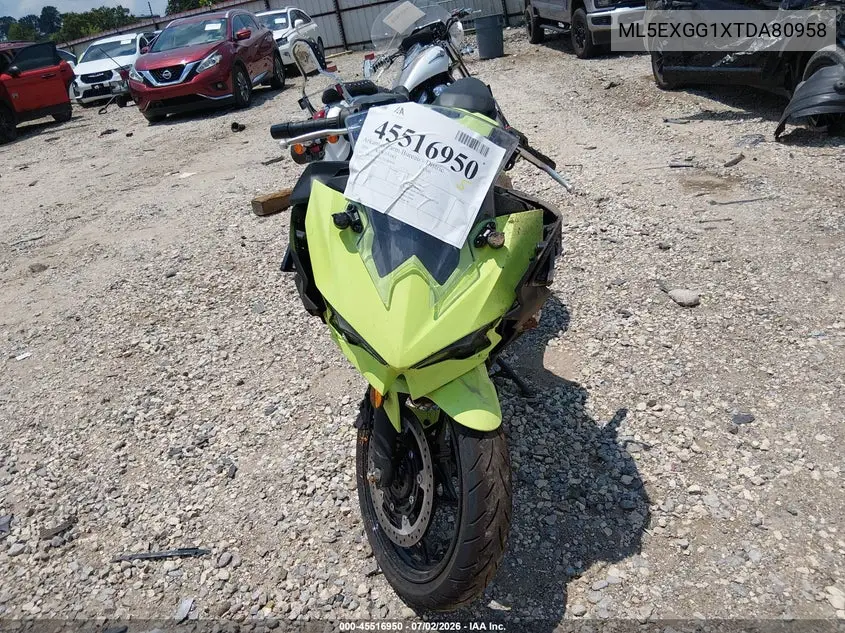 2026 Kawasaki Ex500 VIN: ML5EXGG1XTDA80958 Lot: 45516950