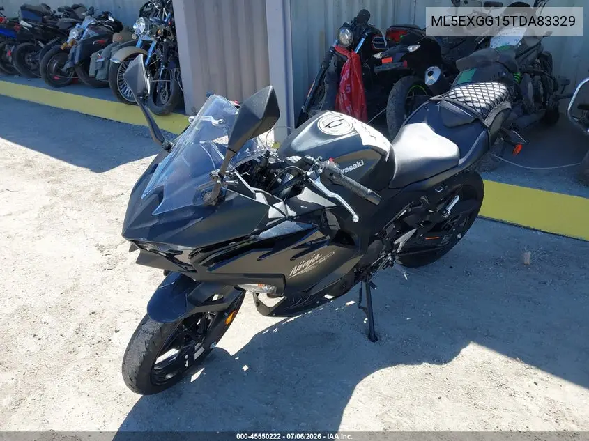 2026 Kawasaki Ex500 VIN: ML5EXGG15TDA83329 Lot: 45550222