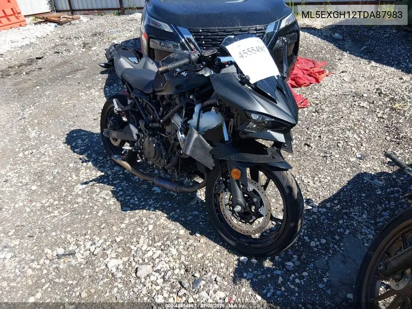 2026 Kawasaki Ex500 H VIN: ML5EXGH12TDA87983 Lot: 45554967