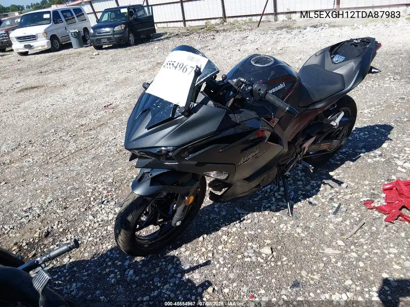 2026 Kawasaki Ex500 H VIN: ML5EXGH12TDA87983 Lot: 45554967