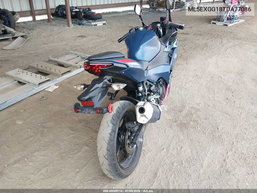 2026 Kawasaki Ex500 VIN: ML5EXGG18TDA77086 Lot: 45559114