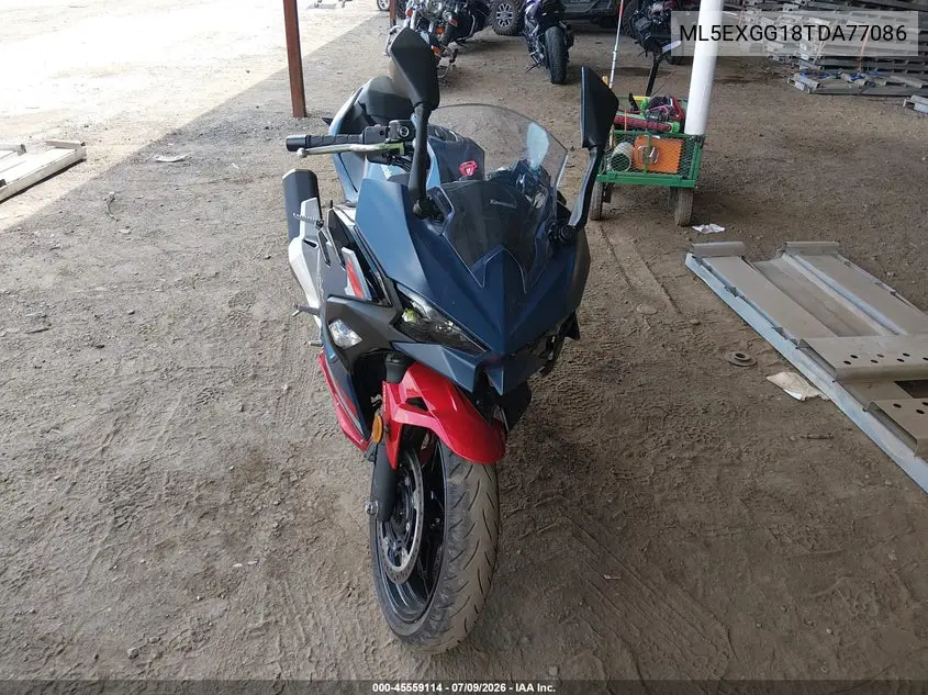 2026 Kawasaki Ex500 VIN: ML5EXGG18TDA77086 Lot: 45559114