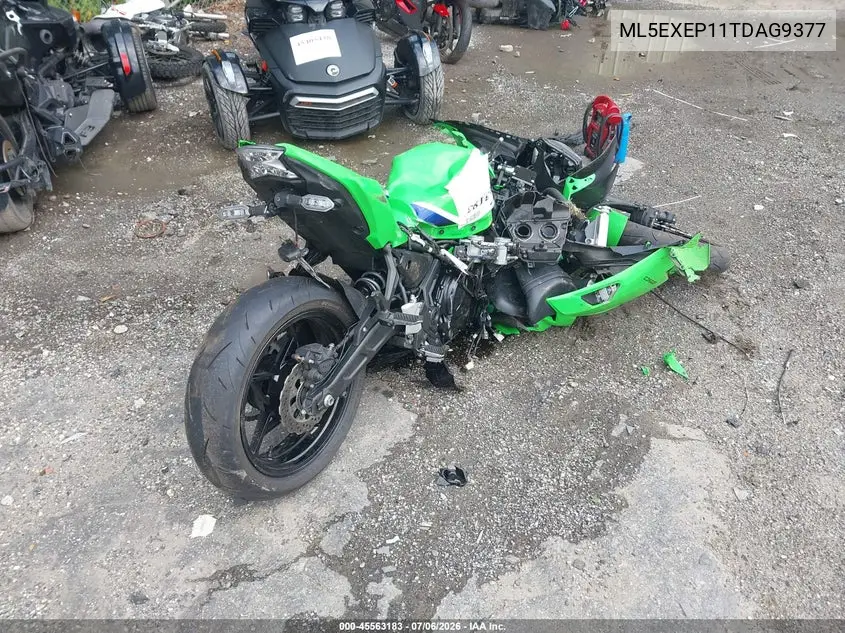 2026 Kawasaki Ex650 P VIN: ML5EXEP11TDAG9377 Lot: 45563183