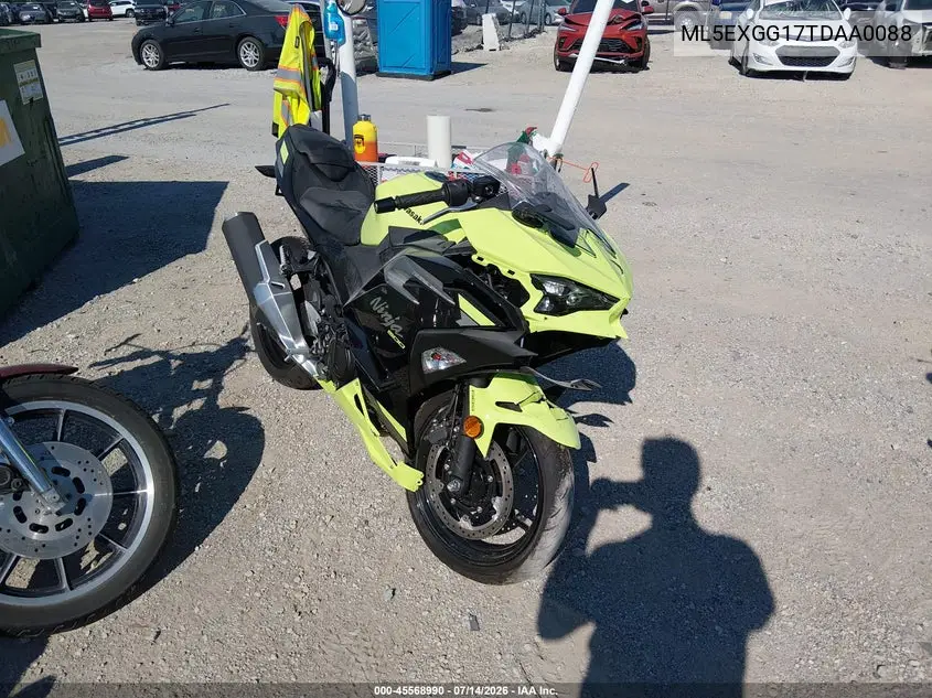 2026 Kawasaki Ex500 VIN: ML5EXGG17TDAA0088 Lot: 45568990