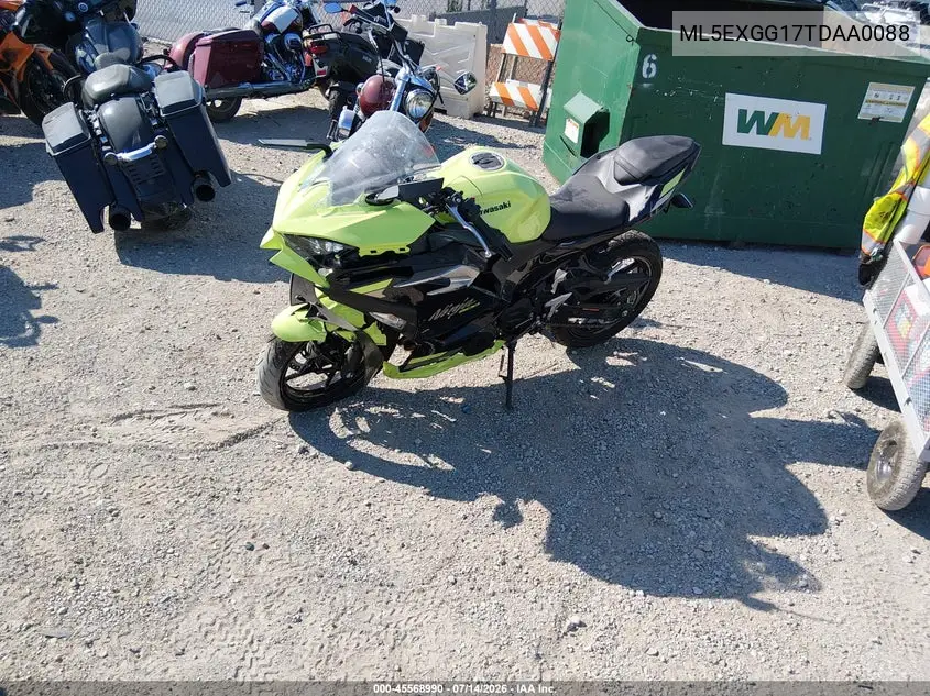 2026 Kawasaki Ex500 VIN: ML5EXGG17TDAA0088 Lot: 45568990