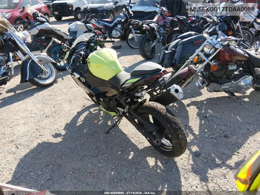 2026 Kawasaki Ex500 VIN: ML5EXGG17TDAA0088 Lot: 45568990