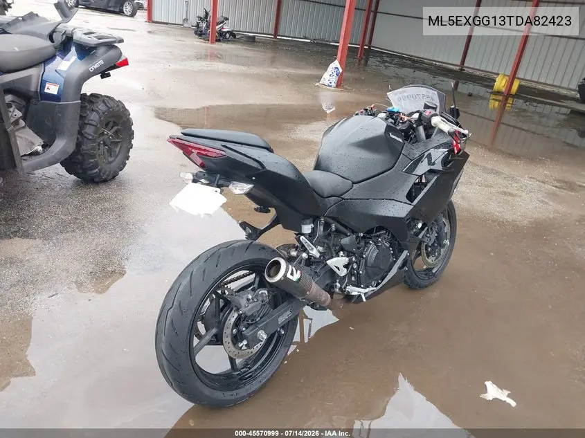 2026 Kawasaki Ex500 VIN: ML5EXGG13TDA82423 Lot: 45570999