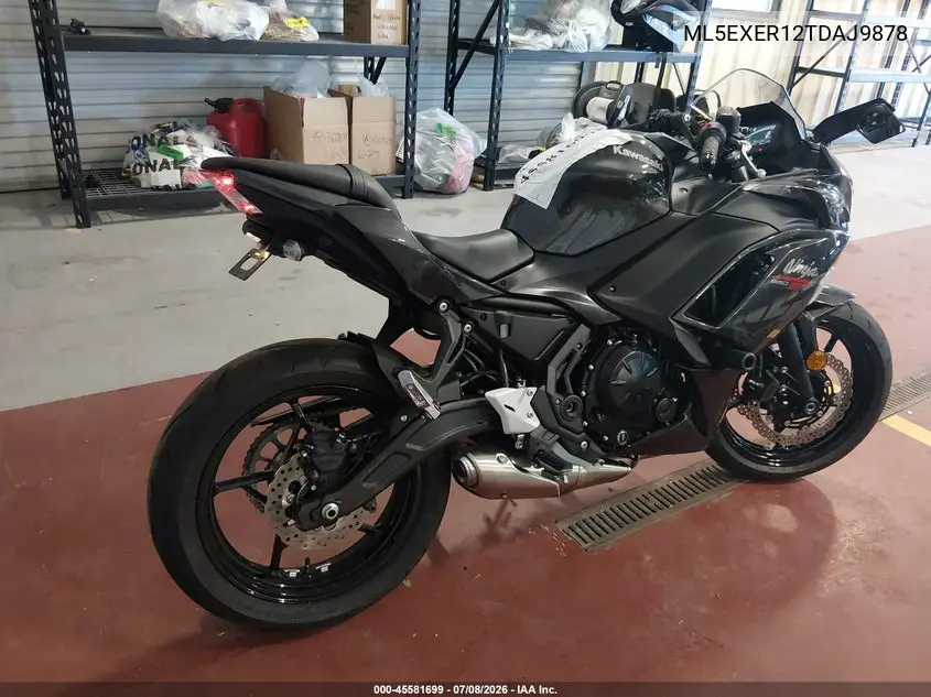 2026 Kawasaki Ex650 R VIN: ML5EXER12TDAJ9878 Lot: 45581699